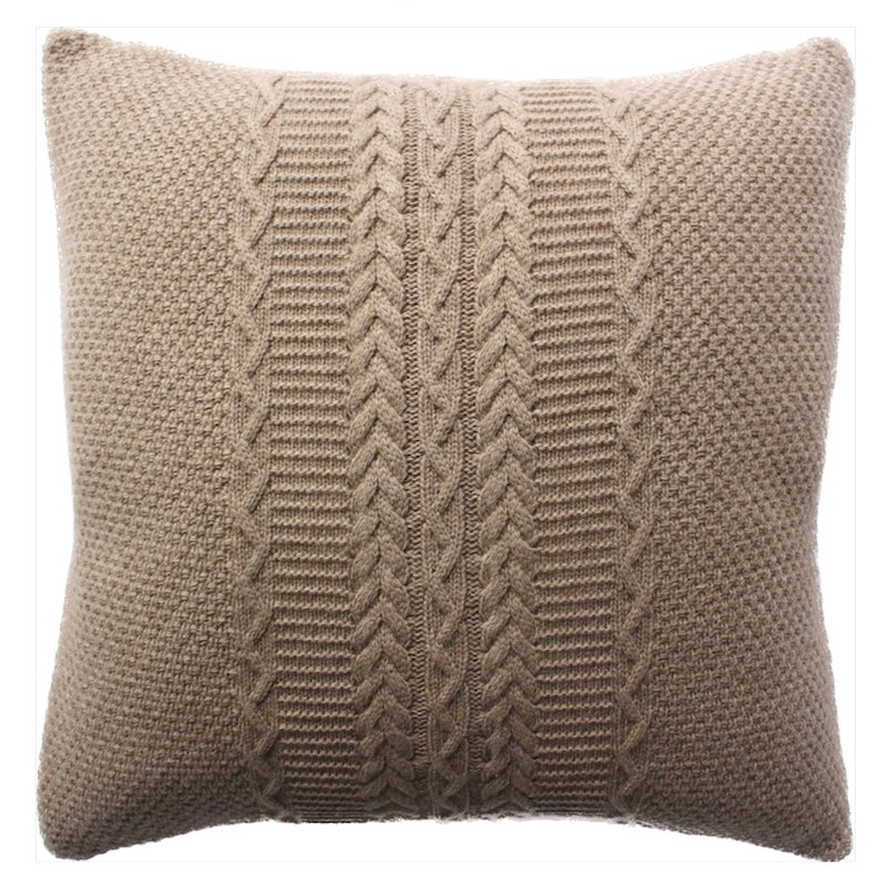 Dark Natural Cable Cushion