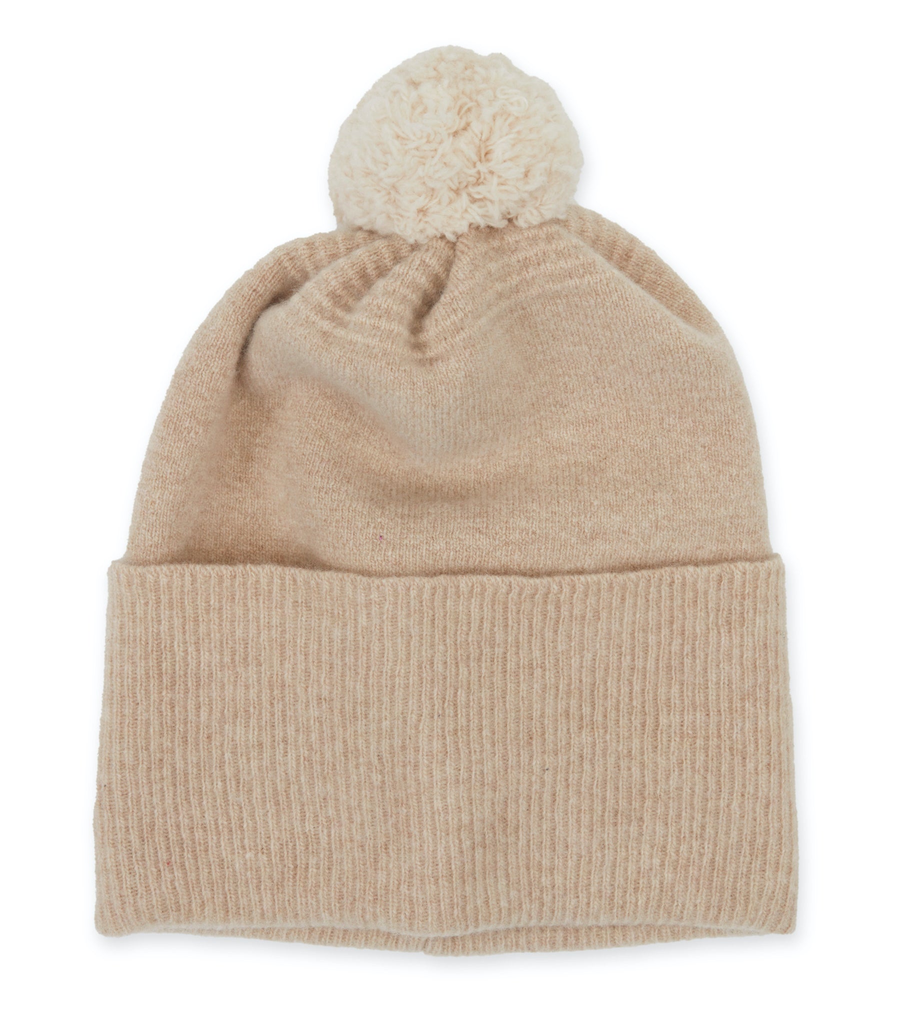 Snow Mountain Wool Bobble Hat