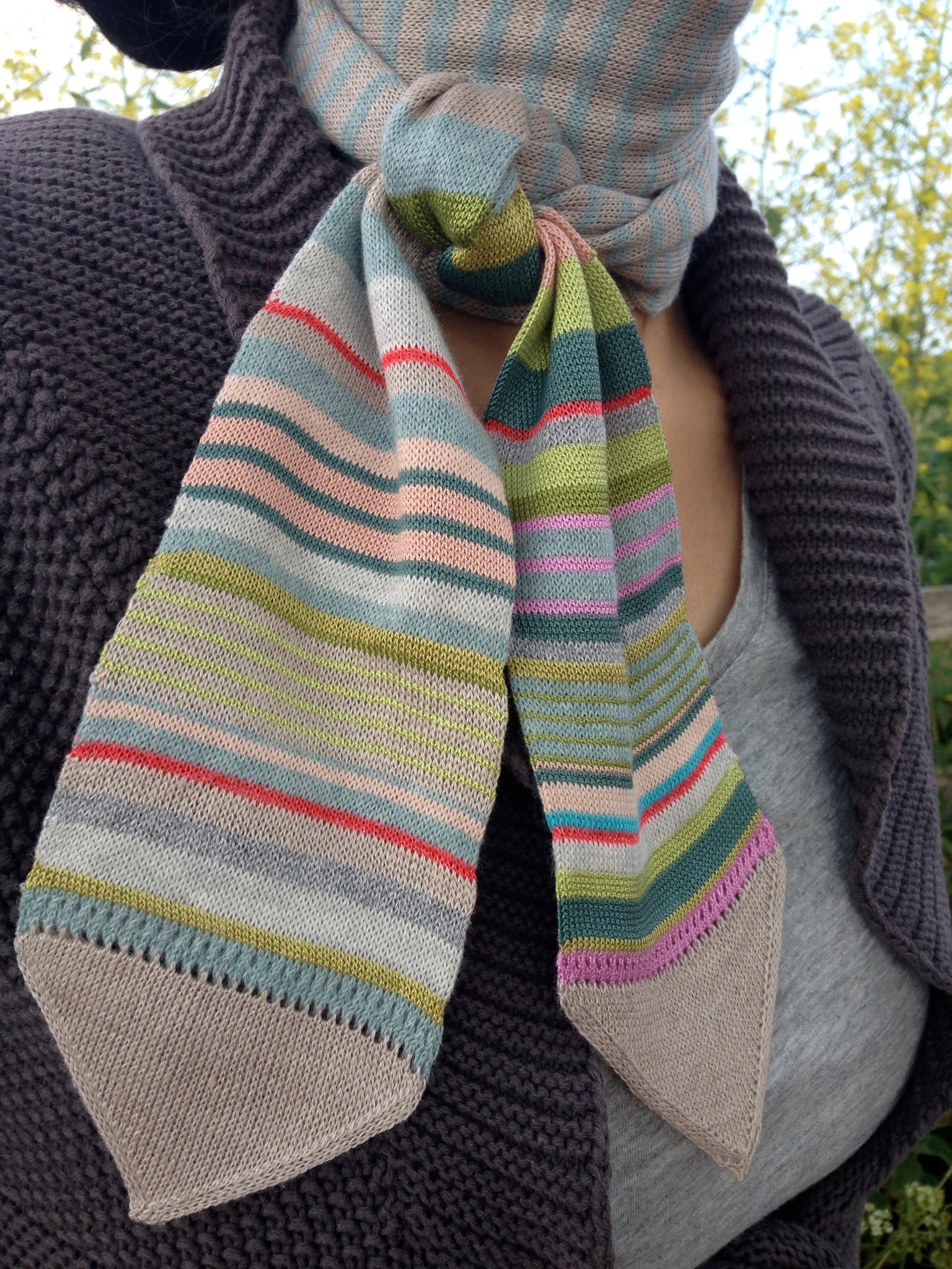 Poppy & Daisy Tubular Skinny Summer Scarf