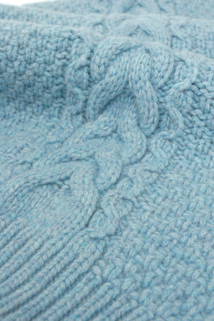 Misty Cliffs Cable Chunky Scarf