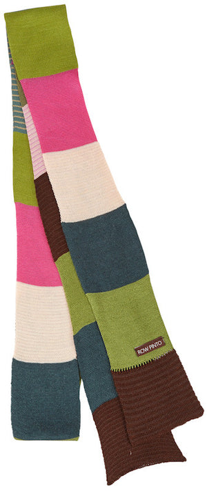 Chocolate Tubular Skinny Summer Scarf