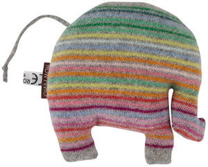 Flannel Grey Rainbow Rib Baby Blanket Gift Set
